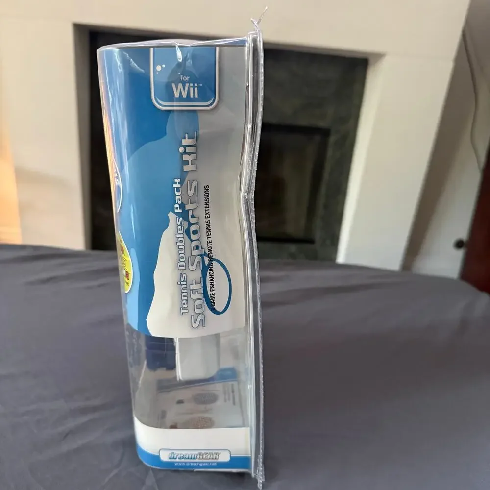 DreamGEAR Nintendo Wii Soft Sports Kit Tennis Doubles Pack 2 Rackets New